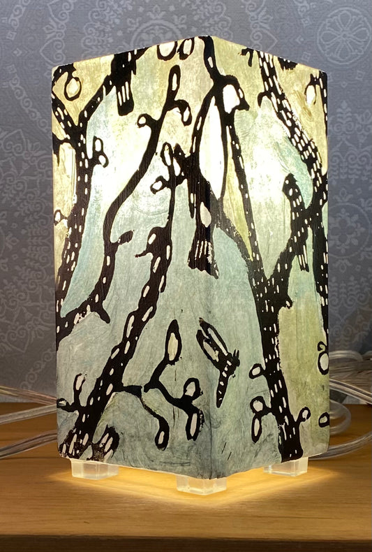 Ink Orchard Lamp
