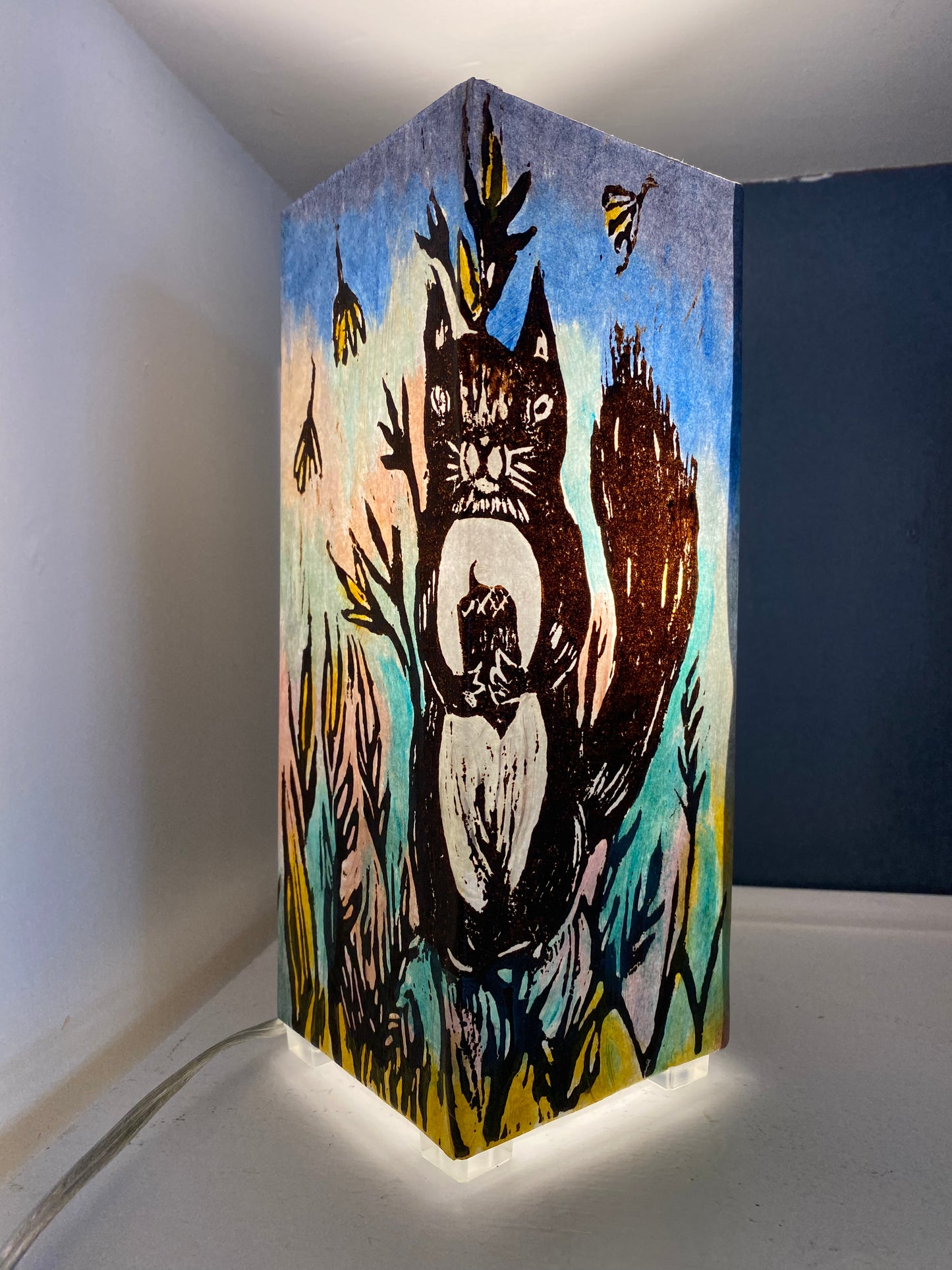 The Collector (Squirrel Lamp)
